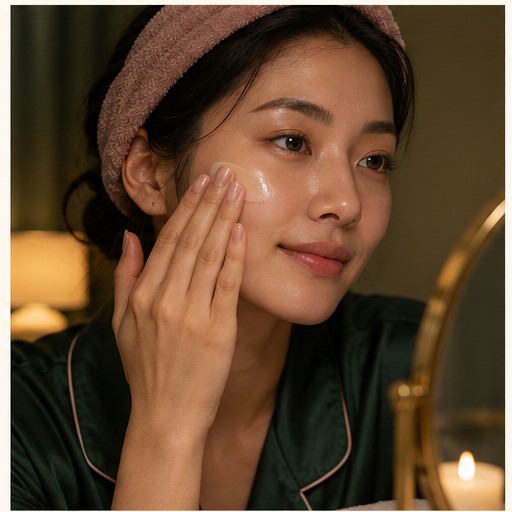 Thoa Retinol mỏng vào buổi tối