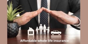 Affordable whole life insurance